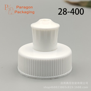 28 Teeth 400 Pull Cap Pp Sports Drink Hand Pull Cap Cleaning Bottle Pull Cap Push Pull Screw Cap Plastic Cap