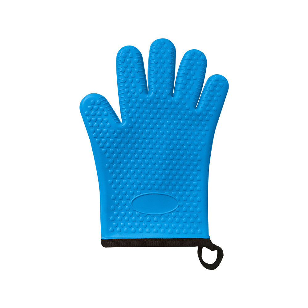 Guantes de silicona resistentes a quemaduras y aislamiento térmico resistentes a altas temperaturas antideslizantes herramientas de horneado de algodón para cocina doméstica horno de microondas