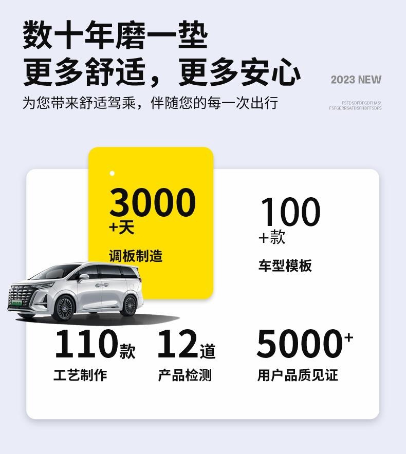 Suitable for Dengshi D9 star carpet star mat BYD business car modification accessories special supplies