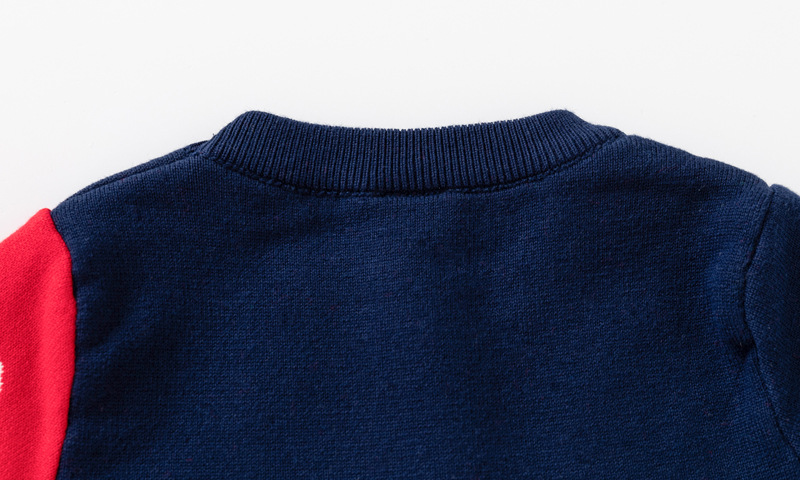 Boys Double Layer Cotton Knit Pullover Sweater For Winter_voghion.com