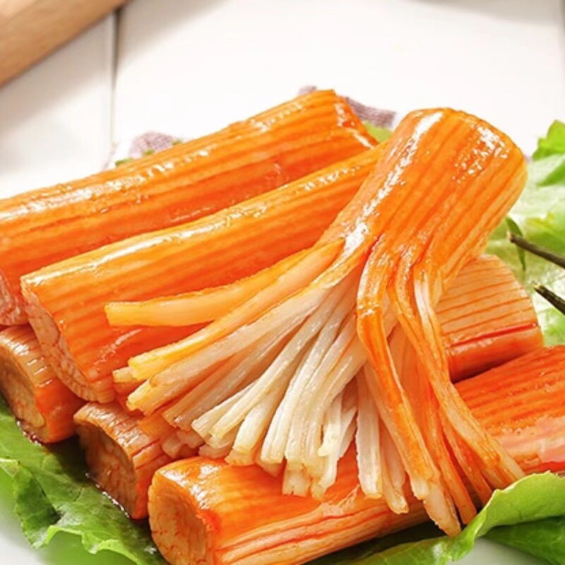 Crab stick crab stick office snack wholesale food leisure Internet Celebrity Snack small package mixed batch spicy food