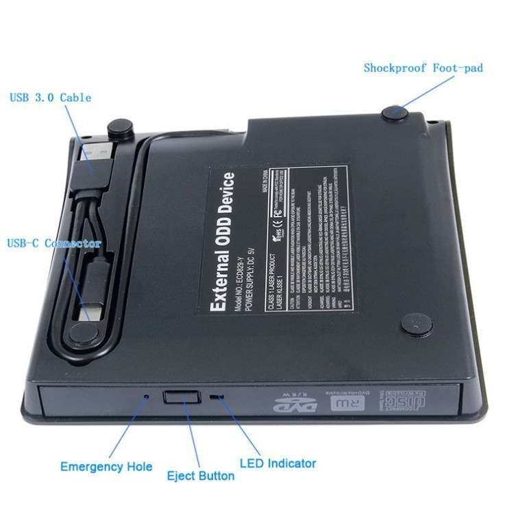 メーカー刻印機用ブラシ仕上げハードディスク外付け光学ドライブType-cモバイル外付けコンピュータ汎用ドライブ|undefined