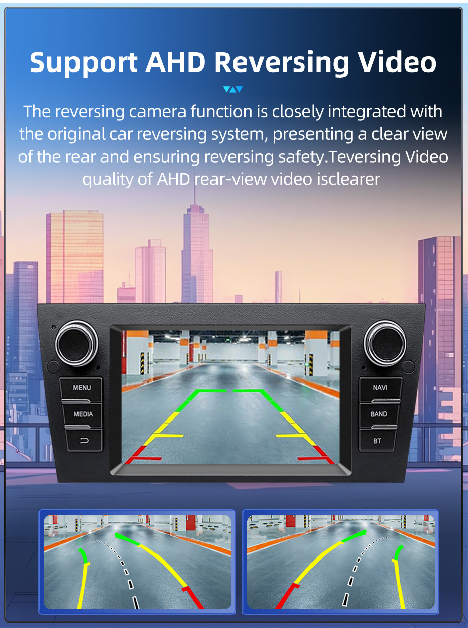 Suitable for Bmw 3 Series E90 E92 E93 Car Central Control Large Screen Navigation Carplay Audio and Video Player