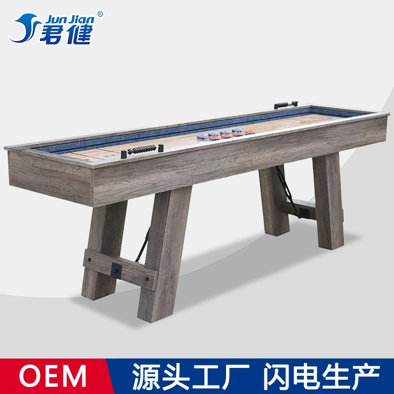 Стол для шаффлборда соревновательного уровня, для отдыха и развлечений в помещении, стол для шаффлборда и боулинга «два в одном», эксклюзивно для трансграничных продаж.