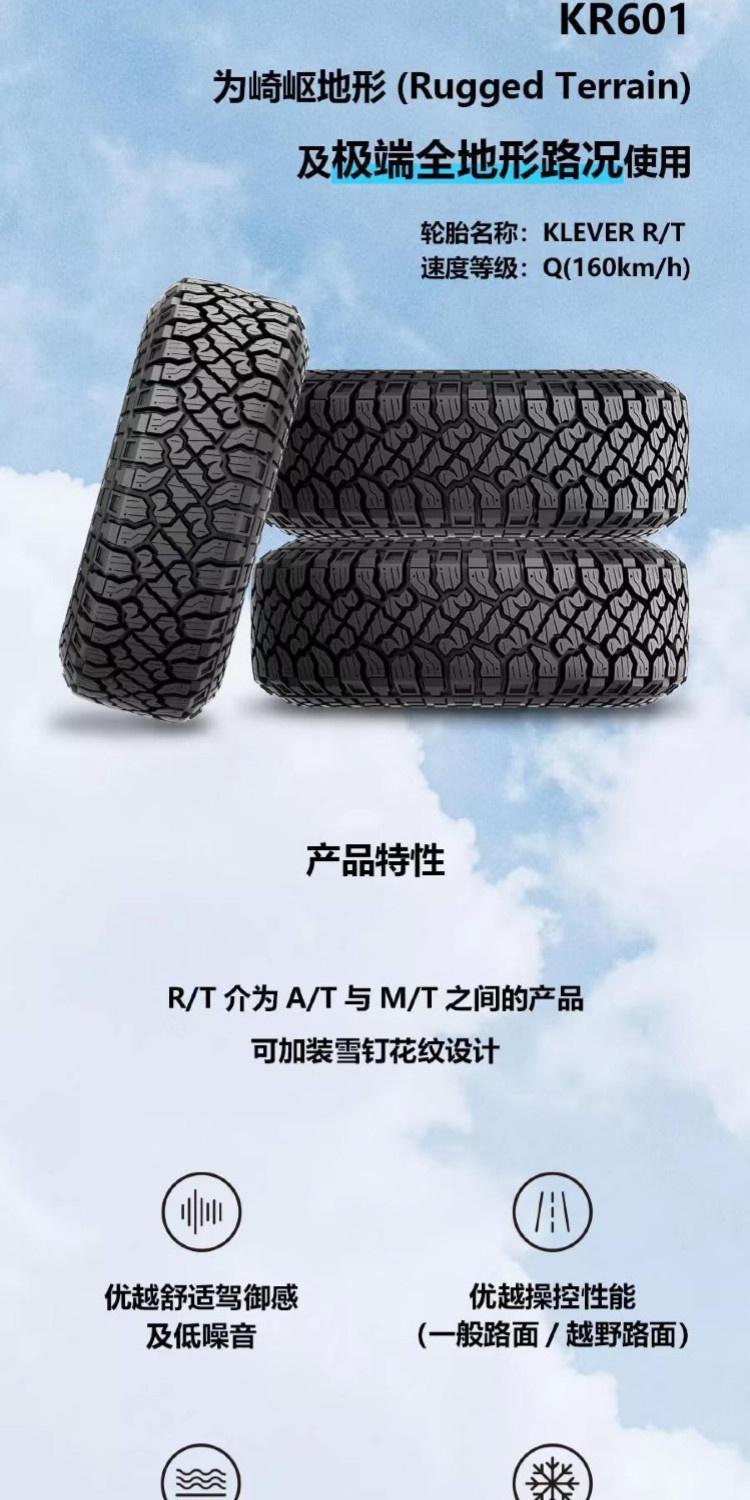 Jianding Mud MT/RT Off-road Tire 265/65r17 All Terrain AT235/245/7075r16 60R18