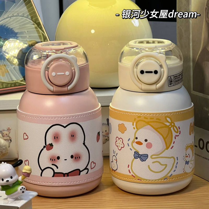 保温カップ小型シンプルins女子高颜値かわいいカップ学生携帯316ステンレスカップ|undefined