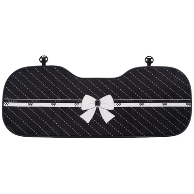 Cushion Simple Comfortable Soft Car – Waist support - chenille-gift-bow-cushion-black-rear-seat
