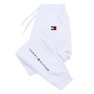 2024 Foreign Trade Autumn and Winter Fleece Sweatpants Men's Sports Casual Pants Outer Wear Small Leg Pants Men's and Women's Sweatpants New Style