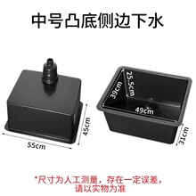 化验室洗手盆专用实验室水槽pp大号中号小号水池塑料水盆防臭水斗