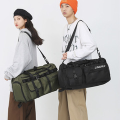 Multifunctional Double Shoulder Bag, Large Capacity Travel Bag for Men and Women, Hand-Pocket Luggage Bag, Business Storage Bag, Travel Bag