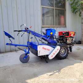 出口定制冷凝15马力电启动手扶拖拉机旋耕机农用手扶耕田机图片价