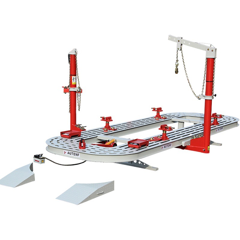 Corrector de la viga del cuerpo del coche en forma de I chapa de acero plataforma de reparación de depresión en forma de I plataforma de Cirugía de coche de acero