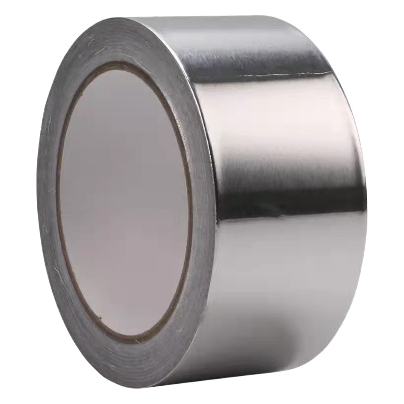 Venta al por mayor de alta temperatura resistente a la cinta de papel de aluminio olla cocina ventilador tubo de agua caliente estufa sellada fregadero de fibra de vidrio cinta de papel de aluminio