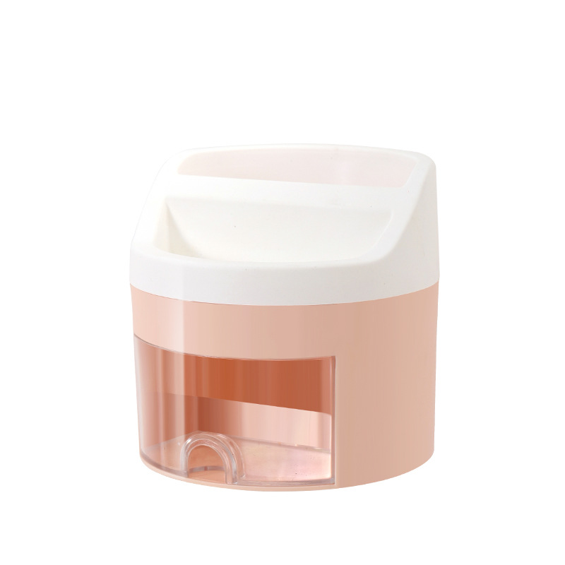 [Contenedor de pluma de gran capacidad de dibujos animados] contenedor de almacenamiento de escritorio multifuncional caja de papelería de escritorio de estudiante caja de almacenamiento simple