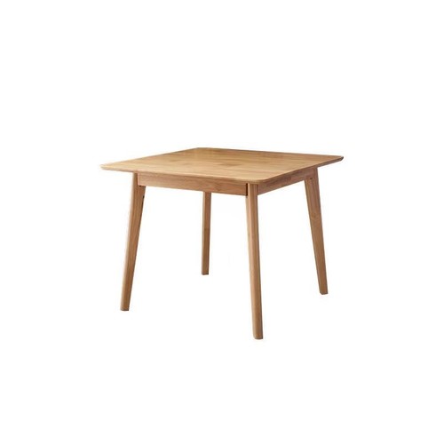 All solid wood square table small table Nordic simple modern small apartment square dining table reception and negotiation table