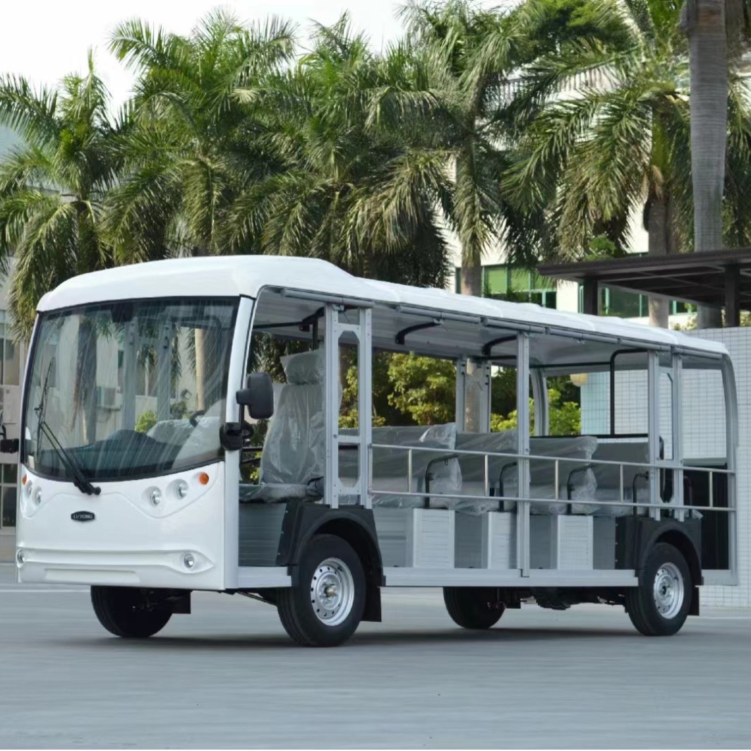 23座电动敞篷观光车电瓶游览车看房车景区旅游观光车厂家