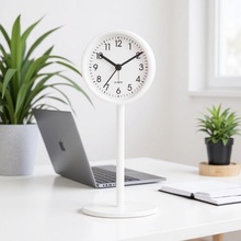 极简闹钟简约北欧风格学生静音床钟表时钟创意书桌摆件个性座钟