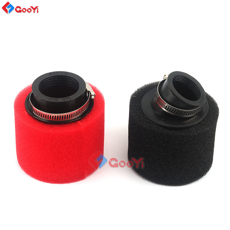 Atv Beach Off-Road Motorcycle Waterproof Sponge Air Filter Straight Mouth Elbow Type 50-125Cc Angled Air Filter