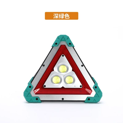 Light Led Strobe Rechargeable | Warning sign - triangular-light-901-dark-green