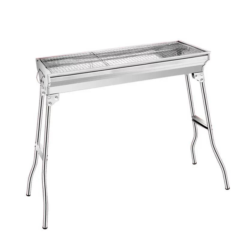 现货批发不锈钢烧烤炉木炭bbq碳烤炉户外折叠烧烤架折叠烧烤架