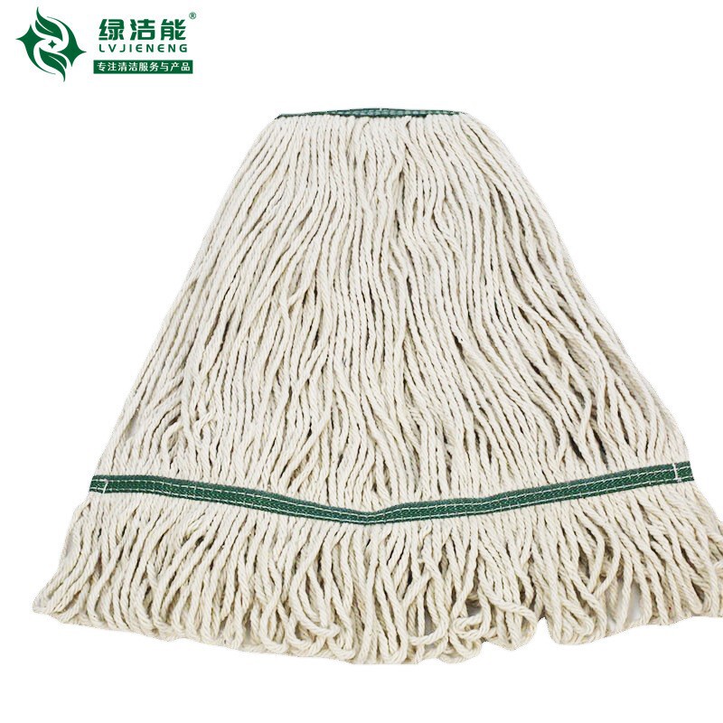 Factory Direct Sales Commercial Industrial Floor Wax Mop Absorbent Cotton Thread Mop Cotton Yarn Wax Mop Head Webbing Replacement