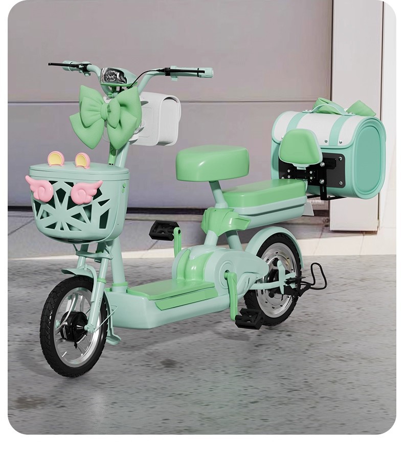 Electric Vehicle Trunk Rear Storage Bag, Cute Waterproof Hanging Decorative Tail Bag for Electric Bikes
