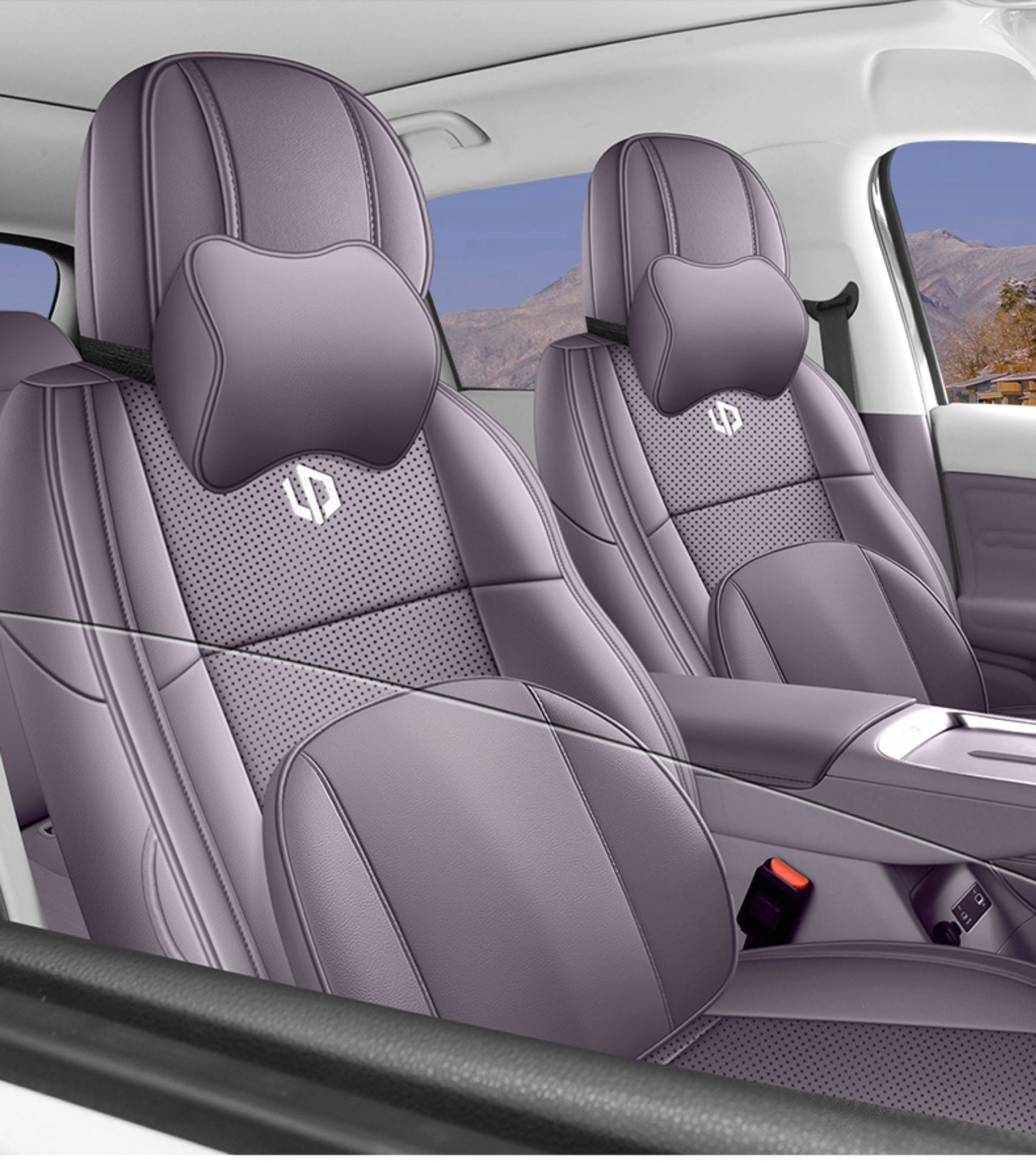 26 Models of Special Car Seat Covers for Zero Run C10, Universal for All Seasons, Fully Surrounded Seat Cushions, Leather Breathable Perforated Seat Covers