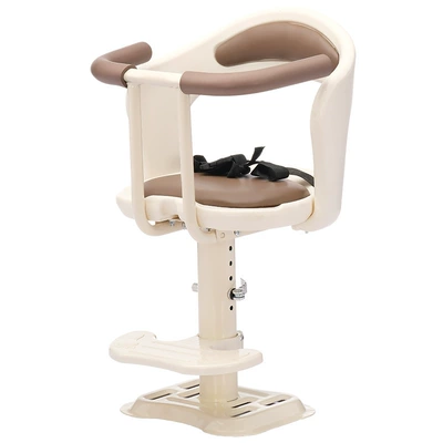 Electric Vehicle Seat, Front-Mounted Battery Bike Seat, Pedal Electric Motorcycle Child Safety Stool, Safety Belt (Electric car child seat) - off-white-full-color-coverage
