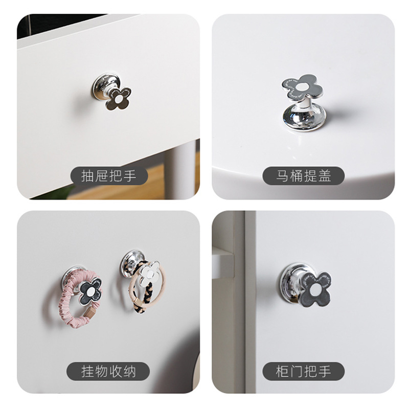 Flor de lujo ligero prensa de inodoro tanque de agua de inodoro especial Botón de interruptor tapa de botón de inodoro universal para manicura