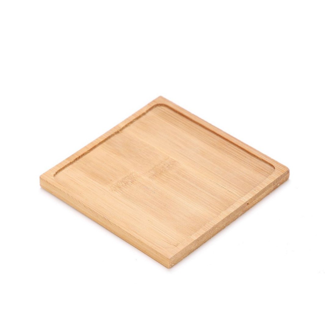 多肉植木鉢竹トレーモザイクDIY竹マットベース胚異形竹ベースコースタークロスボーダートレーベース