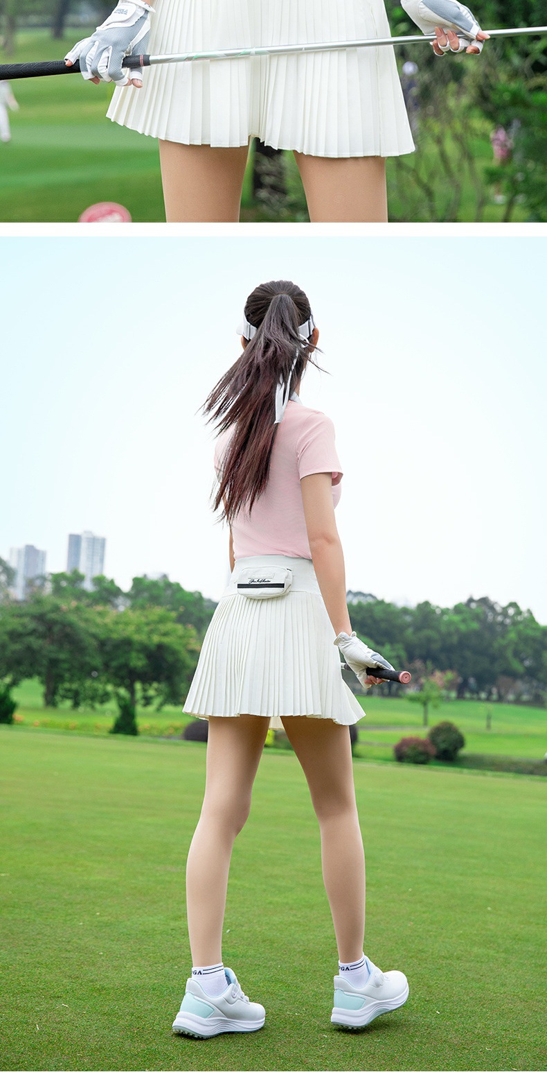 Áo polo golf nữ tay ngắn cổ bẻ dài vải thun co giãn — YF789 áo trắng [vải sọc mỏng/độ đàn hồi cao và mềm mại/mỏng và mỏng], YF789 Ice Crystal Blue Top [Vải dải mỏng/Mềm mại đàn hồi cao/Mỏng mỏng], YF789 Black Top [Chất liệu vải có độ đàn hồi cao và mềm mại/mỏng và mỏng], YF789 Sakura Phấn hoa Top [Vải sọc mỏng/Mềm mại đàn hồi cao/Mỏng mỏng] chi tiết 13