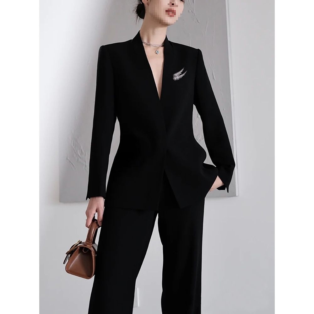 Micropelcro de piedra multifacé doble ala de ángel vuelo alas dimada plumas broche broche flores broche pareja mujer explosión