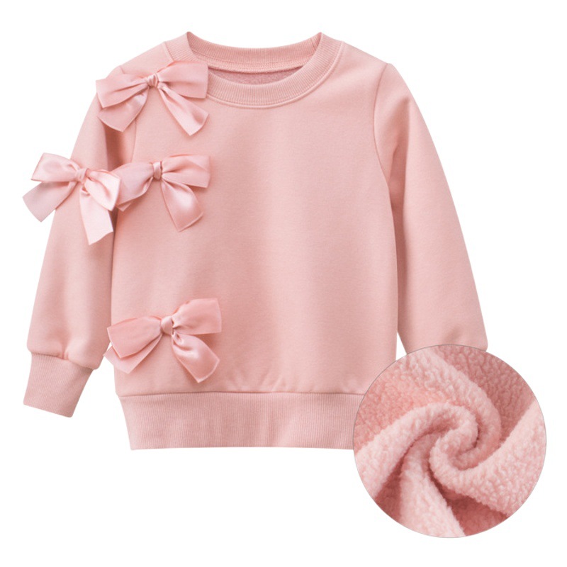 Sudaderas de estilo coreano para niñas al por mayor, nueva ropa infantil de otoño 2024, suéter de forro polar de una pieza, dropshipping