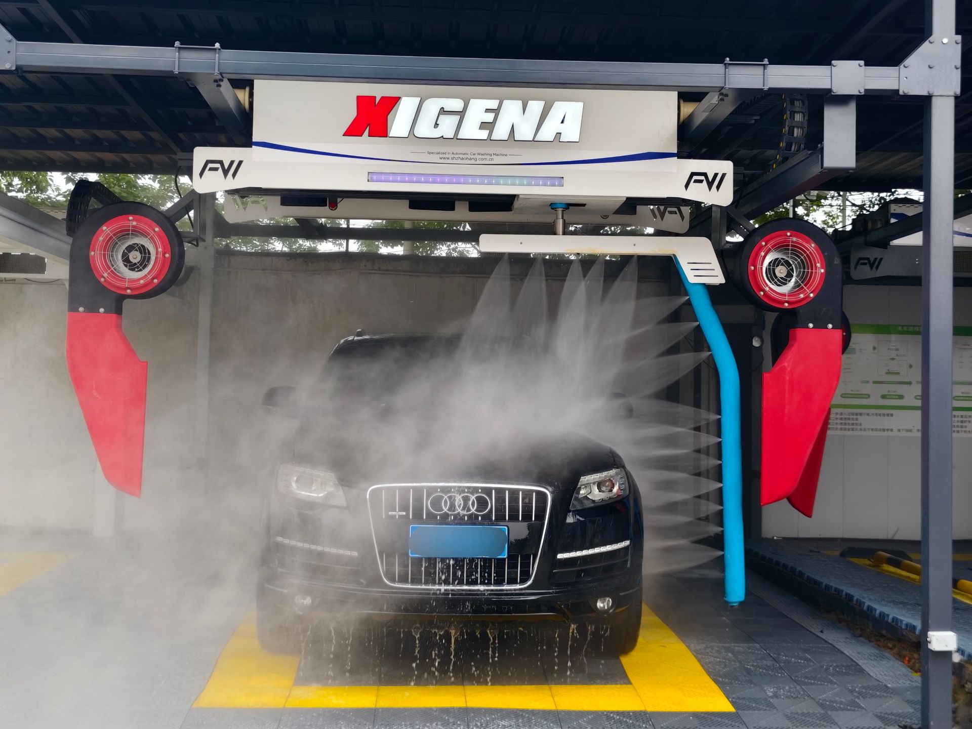 Fully Automatic 360 °   Contactless Car Wash Machine with Infrared Sensor and Plc Control for Community Gas Stations and Entrepreneurial Use.