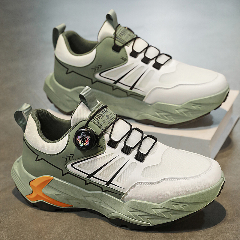 Zapatos de hombre 2025 nueva primavera moda casual zapatos de suela gruesa para niños adolescentes de escuela secundaria y secundaria zapatos deportivos de moda para hombres