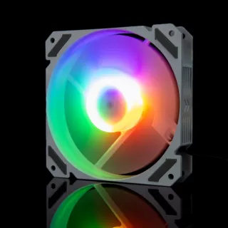 机箱风扇白色框叶12025ARGB PWM智能温控电脑机箱CPU散热器风扇
