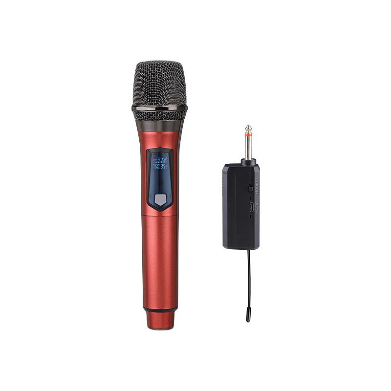 Kit de Micrófono Inalámbrico con Tarjeta de Sonido V8 para Transmisión en Vivo y Karaoke