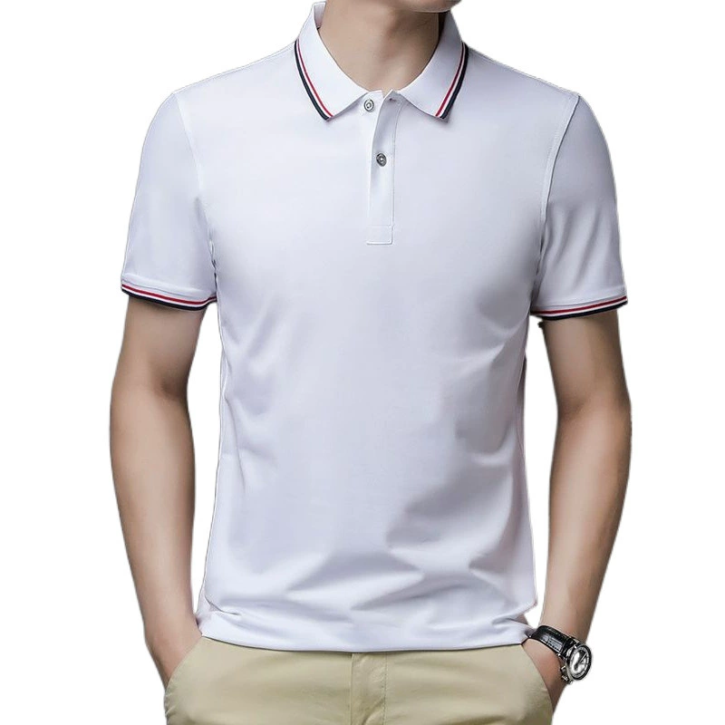 Polo, elastic T-shirt, with short sleeve