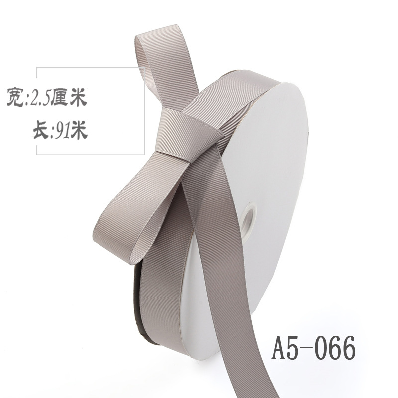 2,5 cm de alta densidad costilla cinta ramo de seda fruta caja de regalo embalaje color Ropa Accesorios hilo de unión cinta