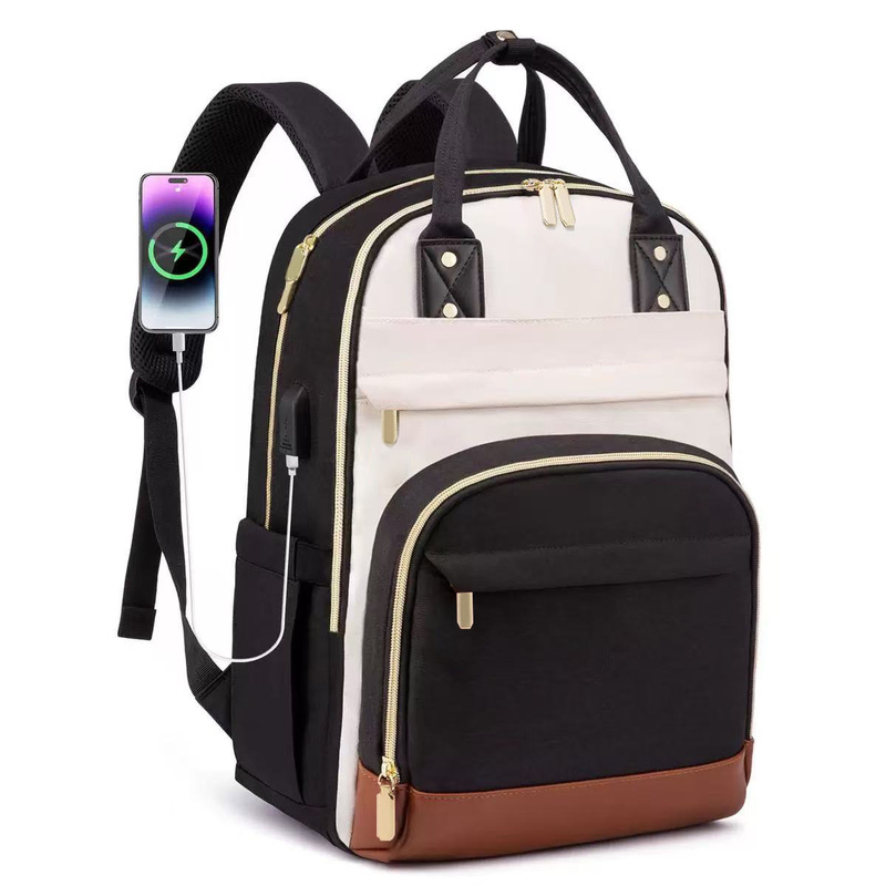 Cross-Border Women's Backpack, Laptop Bag, Fashionable Large-Capacity Backpack, Travel Waterproof Handbag Cross-Border Women's Backpack, Laptop Bag, Fashionable Large-Capacity Backpack, Travel Waterproof Handbag