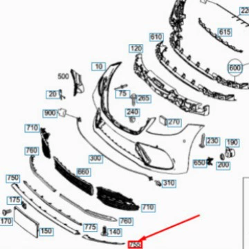 Digər kuzov və aksesuarlar for Mercedes-Benz W222
