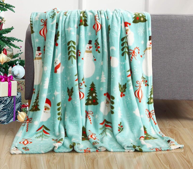 クリスマスハロウィーンフランネル毛布祝日プレゼントベッド用品リビングソファー怠け者毛布来図|undefined