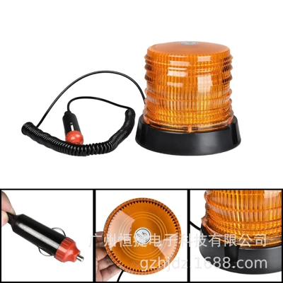 Hot sale TL-218 school bus flashing light 12-24V car LED yellow warning light flashing engineering emergency light (Roof Light)