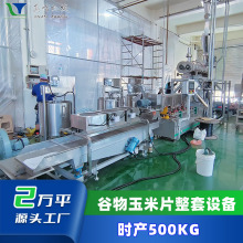 即食谷物早餐谷物可可球生产流水线代餐零食双螺杆挤压膨化机源头