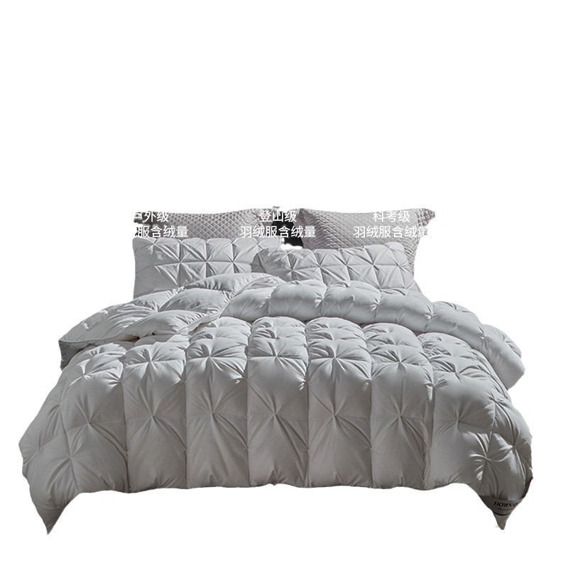 ハンガリーの羽毛布団の正規品a類95白のガチョウの毛は芯の純綿の冬にガチョウの毛に白いガチョウの毛の5a級の100ガチョウの毛で覆われています。