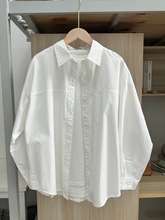 纯棉白色防晒衬衫女2025夏季外穿长袖宽松显瘦衬衣春秋休闲外套潮