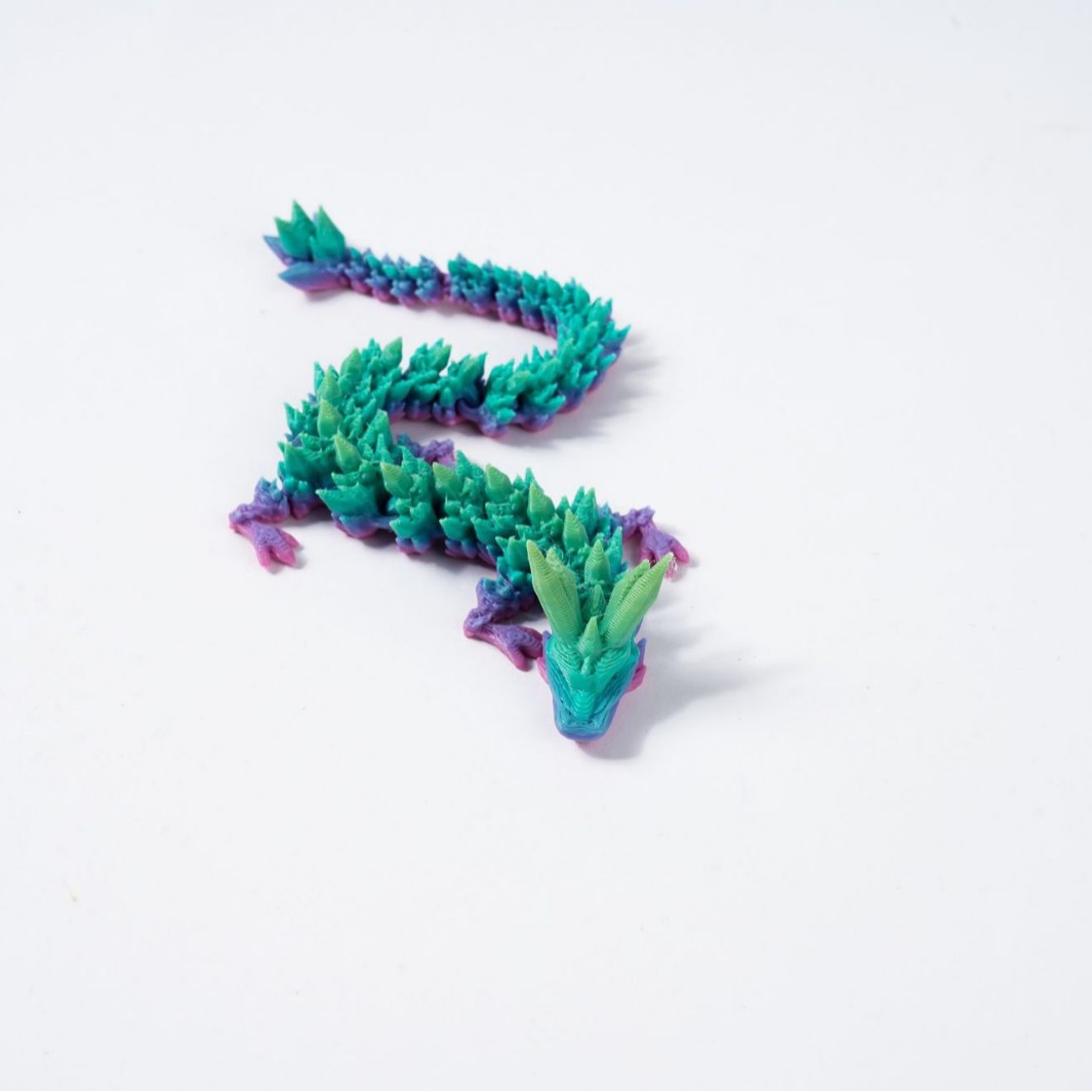 3D impresión de dragón adornos dragón cristal transfronterizo impresión 3D dragón China adornos dragón juguetes hechos a mano regalos de huevos de dragón al por mayor