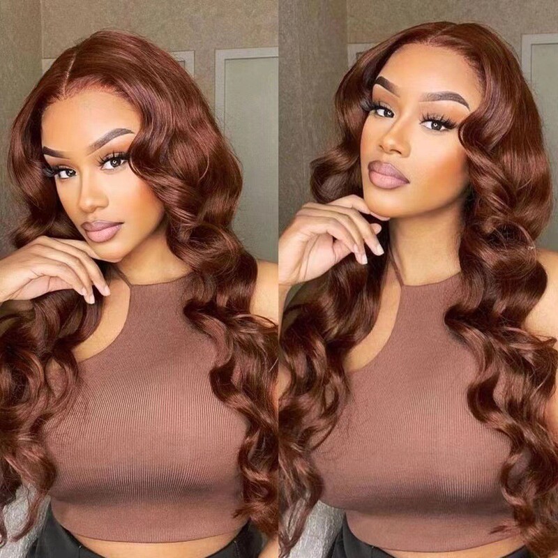 Women's Wig, Long Curly Hair with Center Parting, Large Wavy Hair, Front Lace Rose Net Synthetic Fiber Wig, Cap-Style