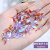 Glossy purple nail decoration for manicure, nail stickers, internet celebrity, flat base, wholesale