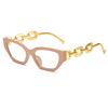 Brand retro sunglasses, glasses, face blush, new collection, cat's eye, internet celebrity